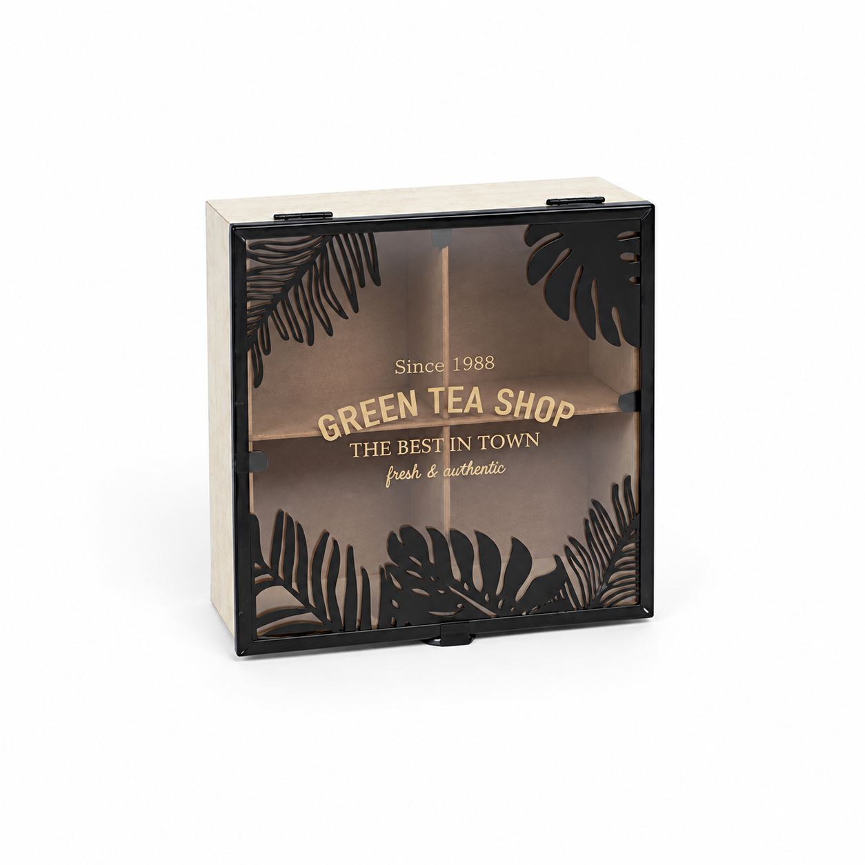 DEKORATIVNA KUTIJA GREEN TEA SHOP