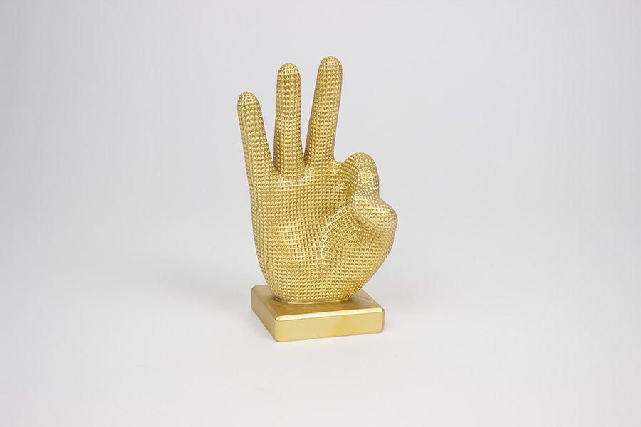 FIGURA GOLD HAND 