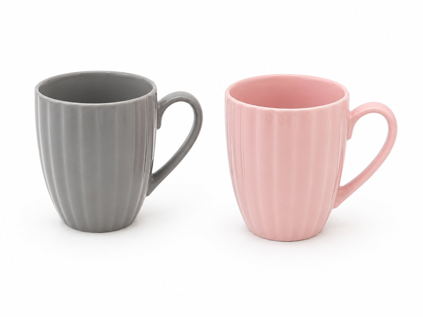 SET ŠOLJA GREY/PINK KOM
