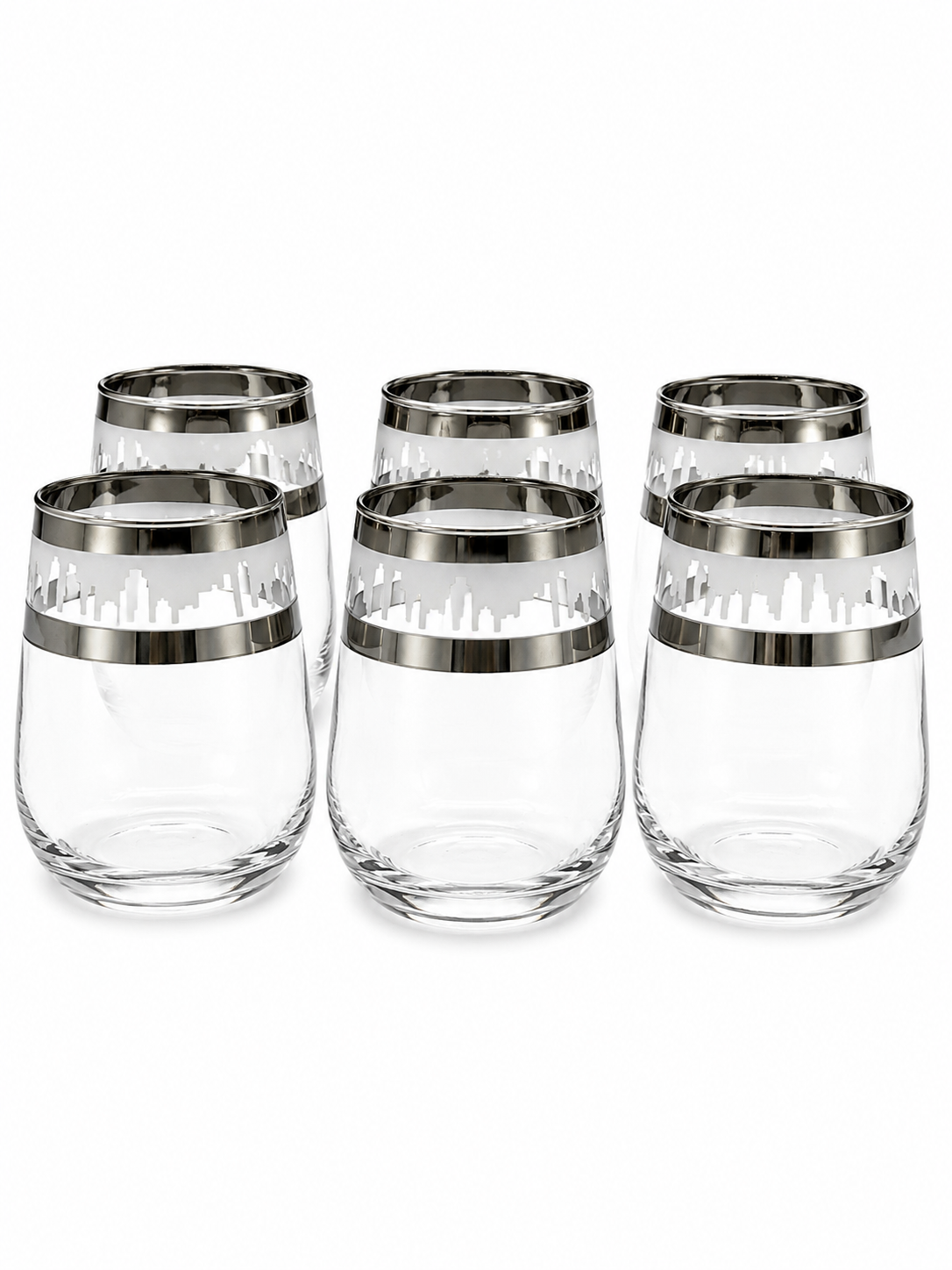 SET ČAŠA ZA VODU/SOK CITY 6 komada 350ml