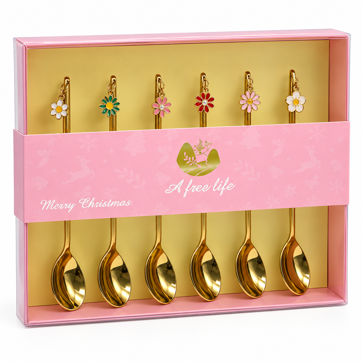 SET KAŠIČICA FLOWERS 1/6