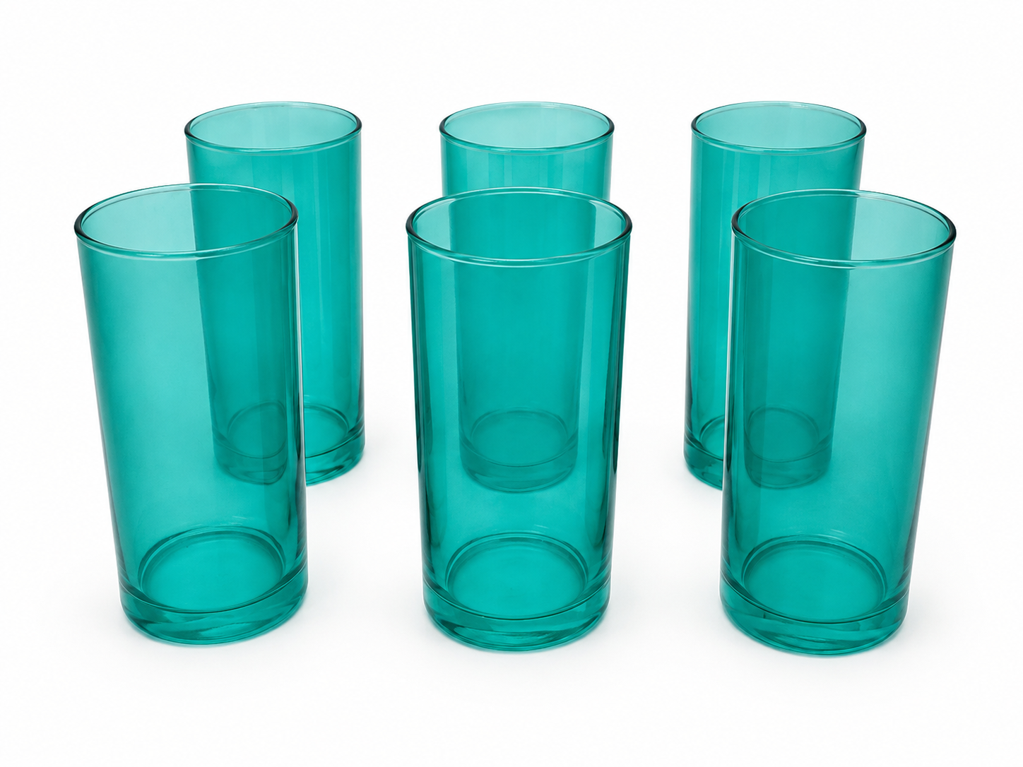 ČAŠA ZA VODU/SOK GREEN DARK 6 komada 290ml