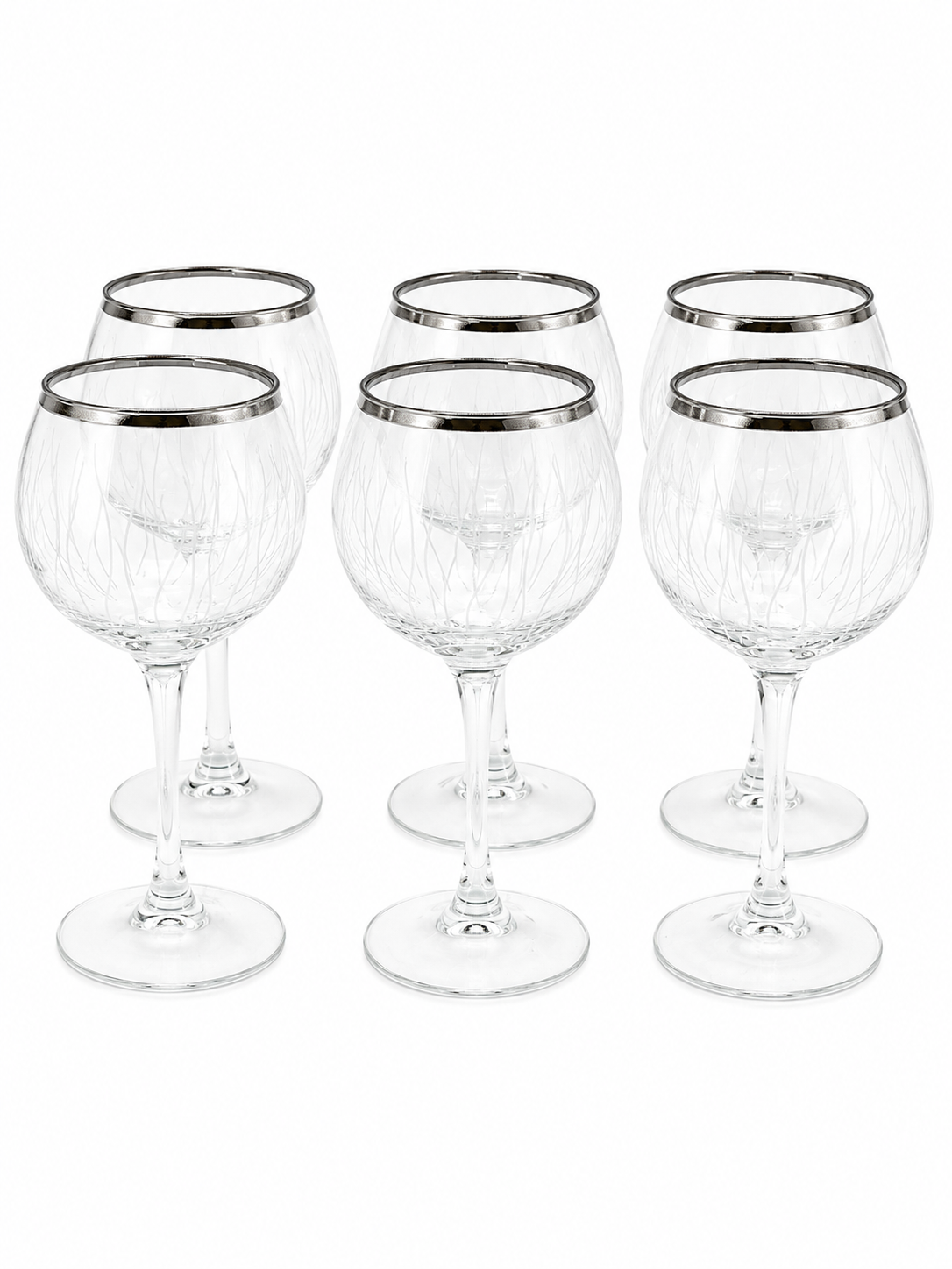 ČAŠA ZA VINO CANBA SILVER 6 komada 280ml