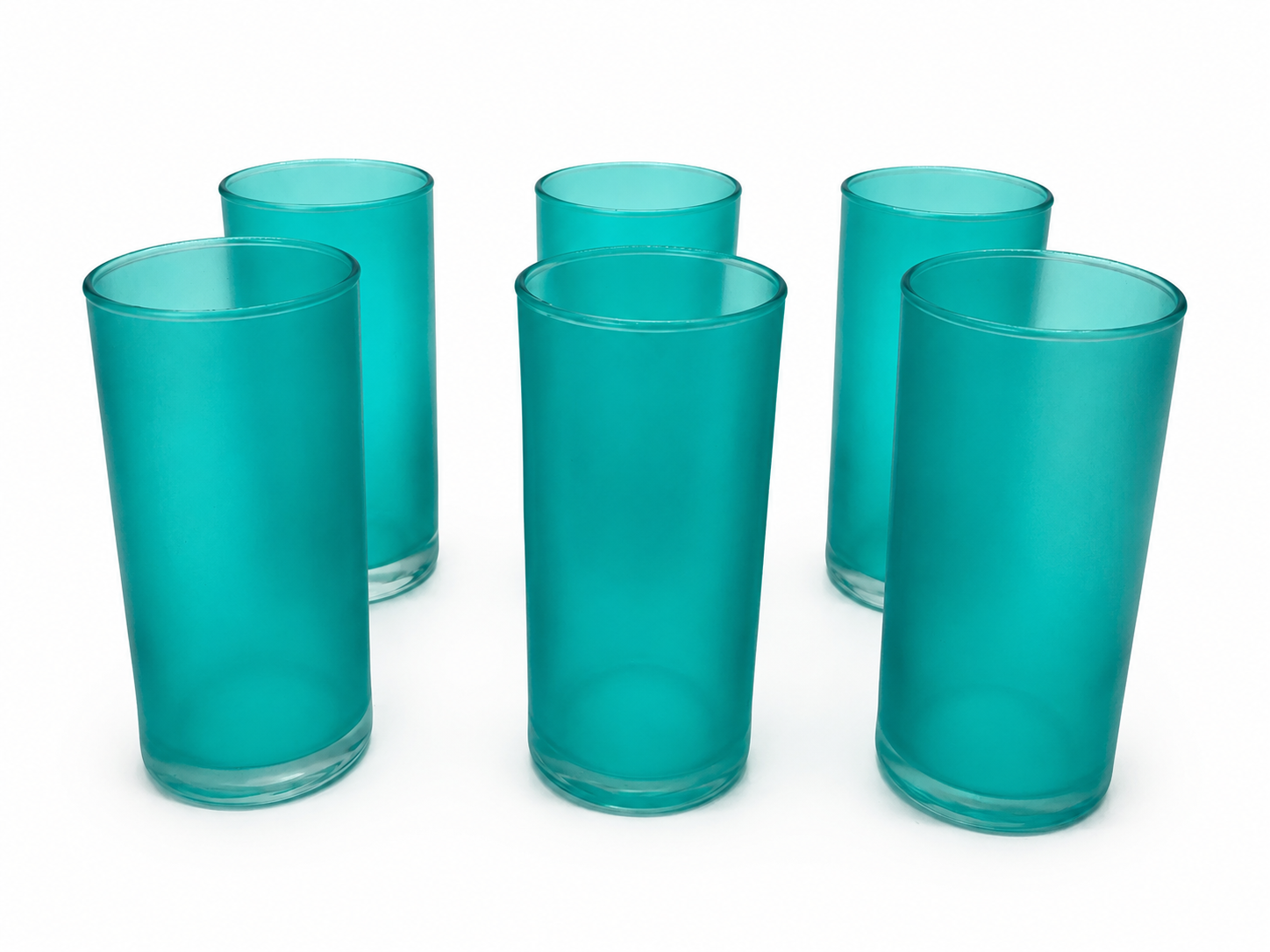 ČAŠA ZA VODU/SOK GREEN matted  6 komada 290ml
