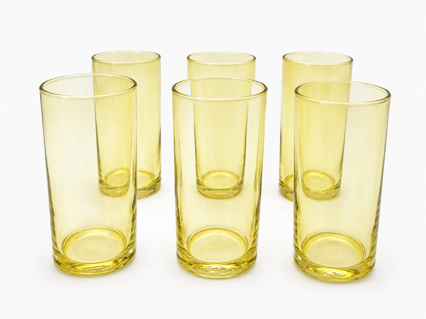ČAŠA ZA VODU/SOK YELLOW 6 komada 290ml
