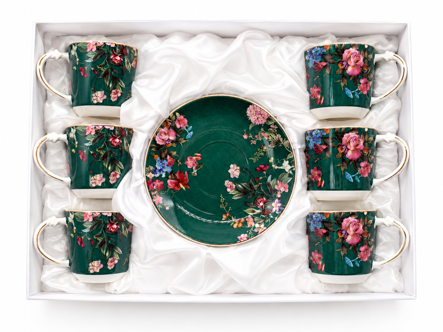 SET ŠOLJA HIBISCUS GREEN 1/6
