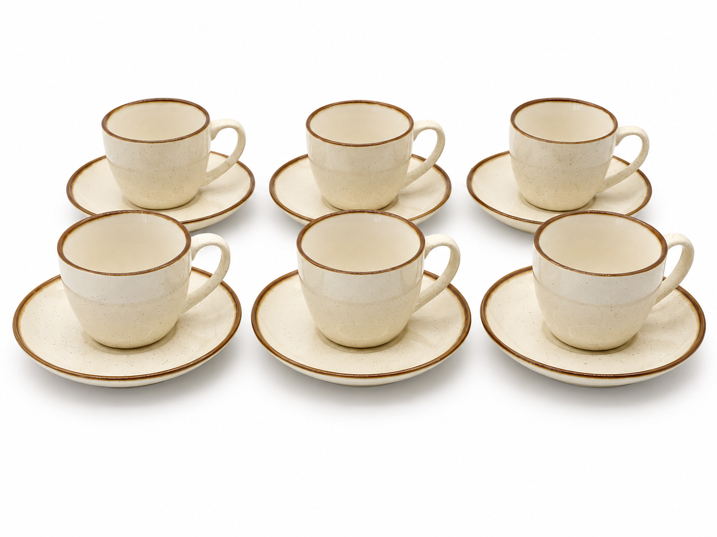 SET ŠOLJA RUSTIC CREAM 1/6