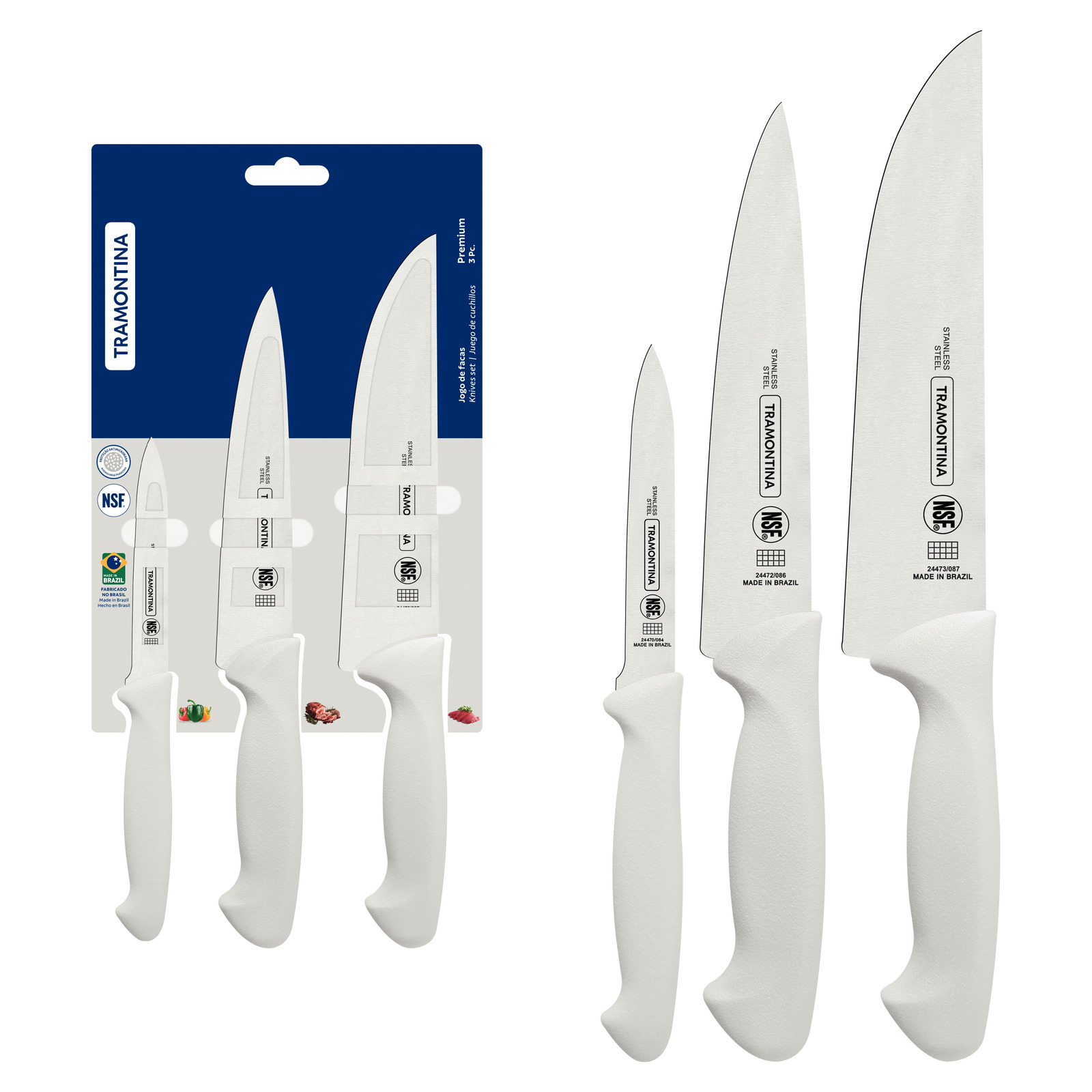 SET NOŽEVA PREMIUM  10CM/16CM/18CM 1/3