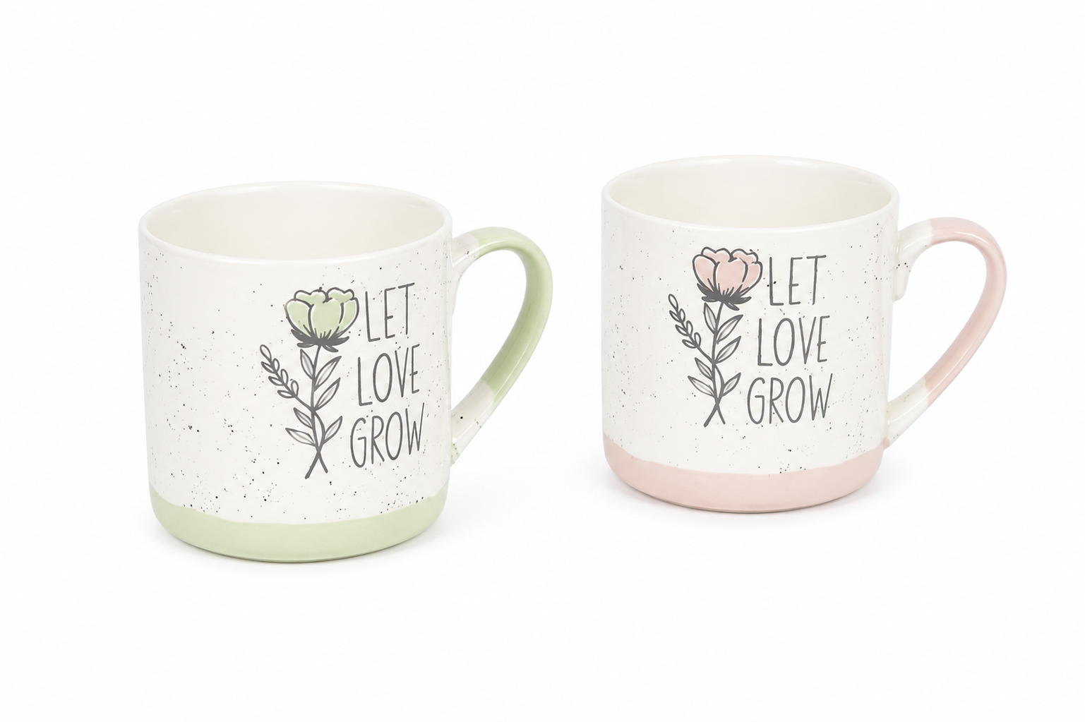 SET ŠOLJA LET LOVE GROW  320ml 1/2