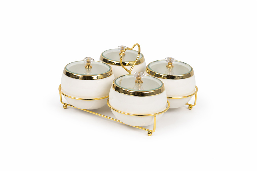 SET POSUDA ATINA WHITE 