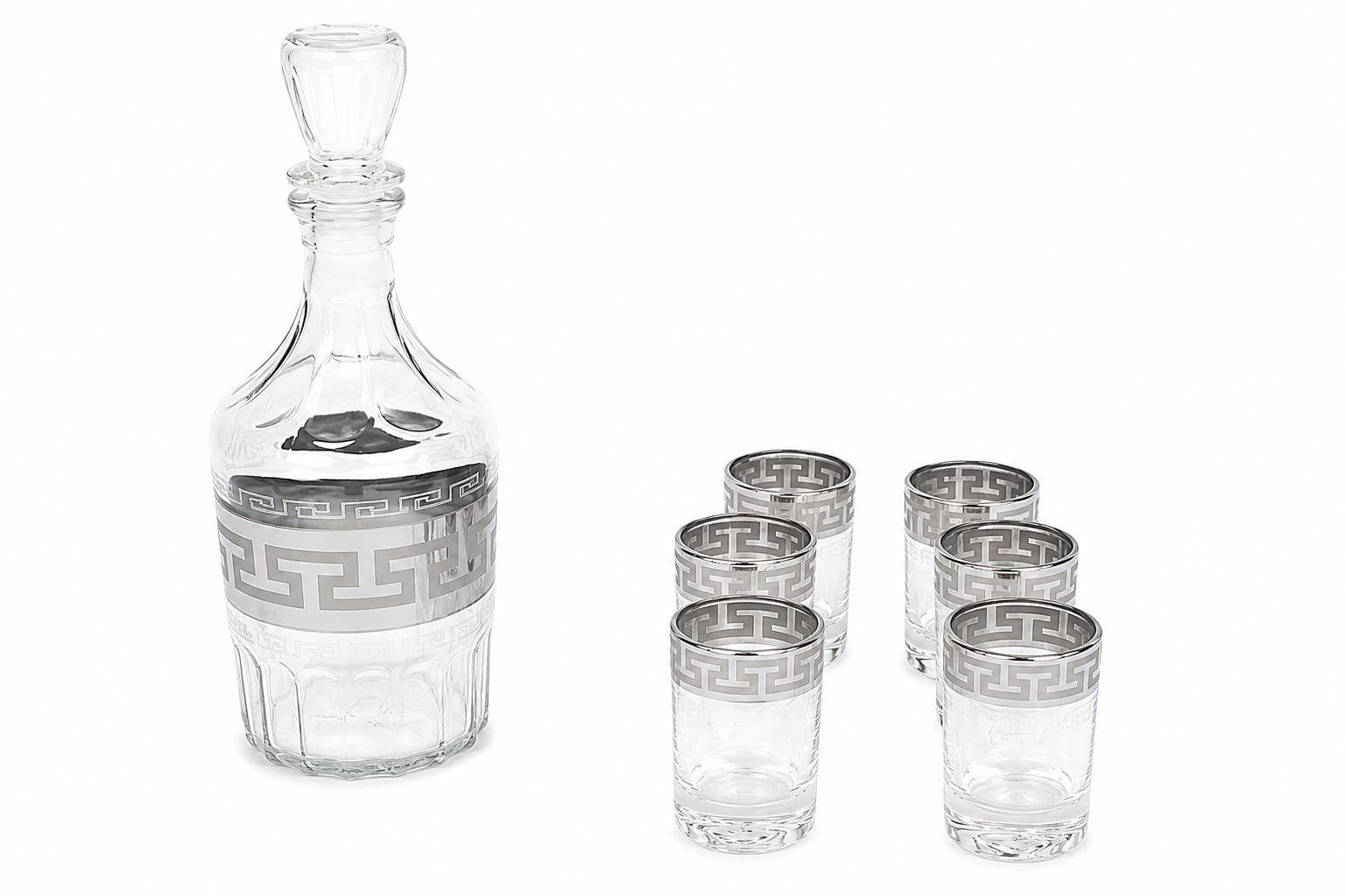 SET ZA RAKIJU PENELOPE GOLD 7 delova 500Mml/60ml