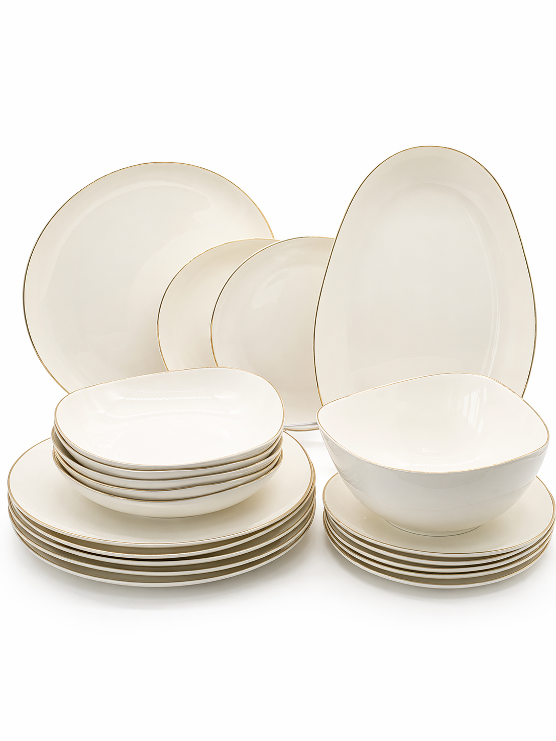 SET ZA RUČAVANJE TRIANGLE GOLD 20 ELEMENATA