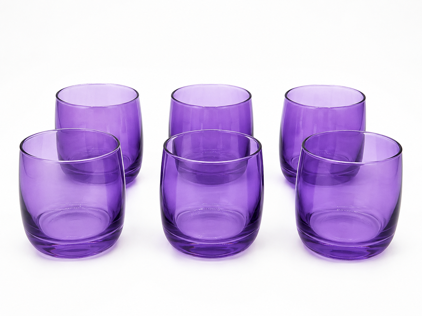ČAŠA ZA VODU/SOK PURPLE DARK 6 komada 310ml